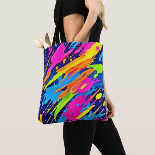 Tote Bag Brochures en néon Abstrait