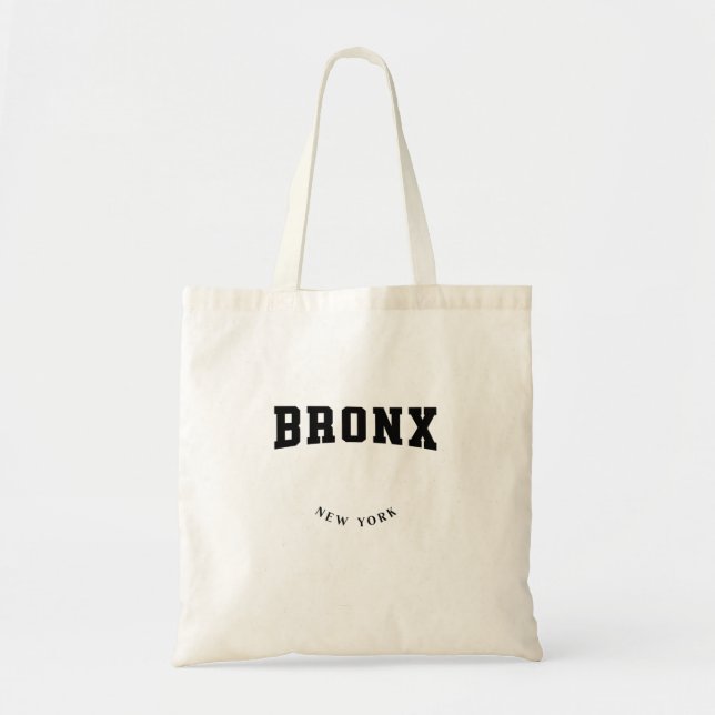 Tote Bag Bronx New York Noir (Devant)