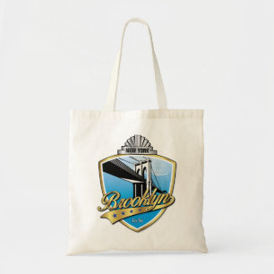 Tote Bag Brooklyn Design Gold