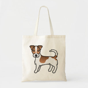 Tote Bag Brown manteau rond Jack Russell Terrier Cartograph