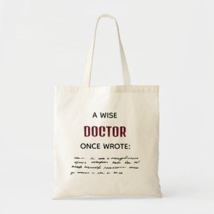 Tote Bag Brown Un Médecin Sage Écrit Une Fantastique Nouvea