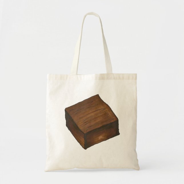 Tote Bag Brownie Brownies chocolat Dessert Chocoholic Fourr (Devant)