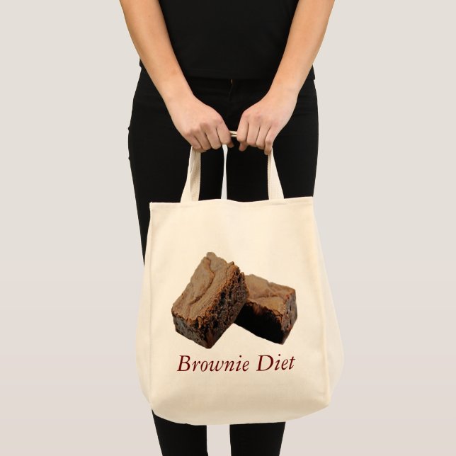Tote Bag Brownie Diet National Chocolat Brownie Day 8 déc (Devant (produit))