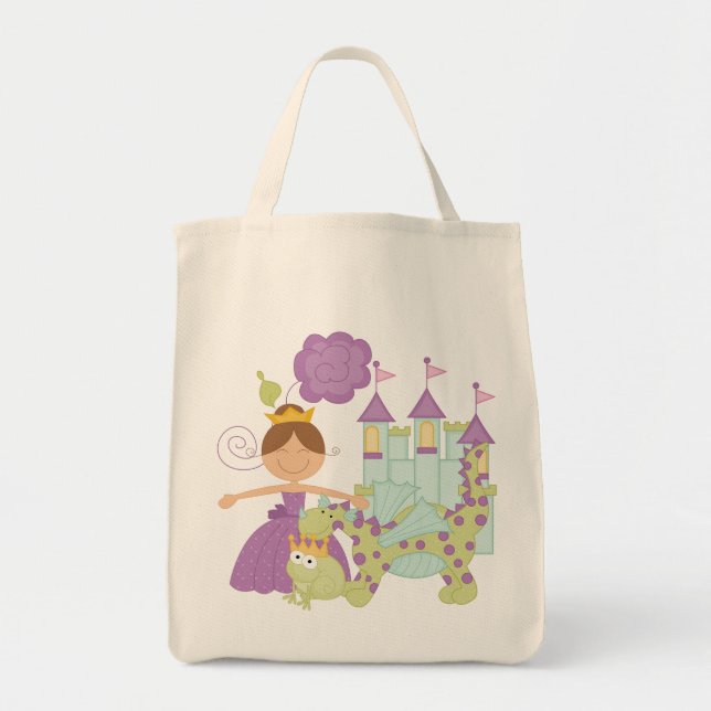 Tote Bag Brunette Princesse (Devant)
