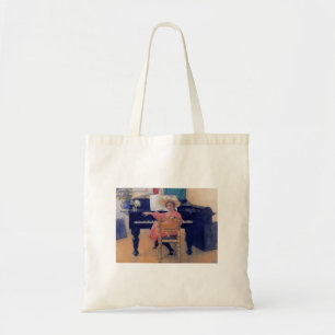 Tote Bag Budding Piano Diva