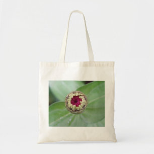 Tote Bag Budding Zinnia