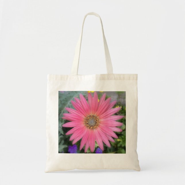 Tote Bag Budget rose Gerbera Daisy Fourre-tout (Devant)