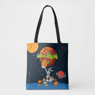 Tote Bag BUGS BUNNY™, DAFFY DUCK™, & TAZ™ SPACE JAM™ logo