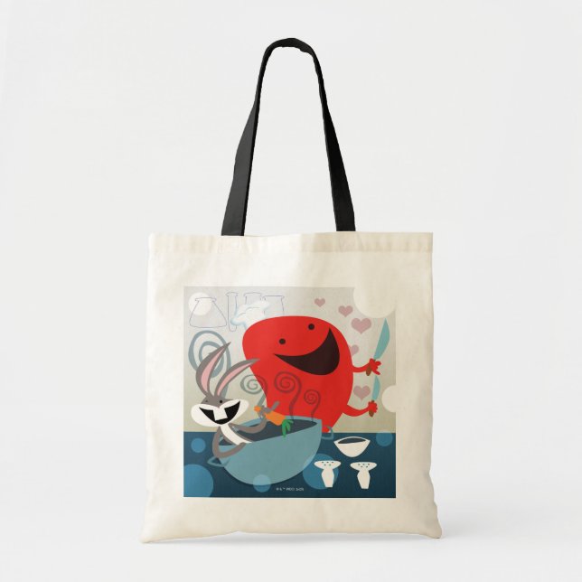 Tote Bag BUGS BUNNY™ & Gossamer Préparation de repas Whimsi (Devant)