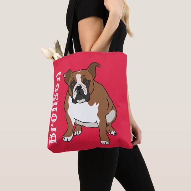 Tote Bag Bulldog anglais (De près)