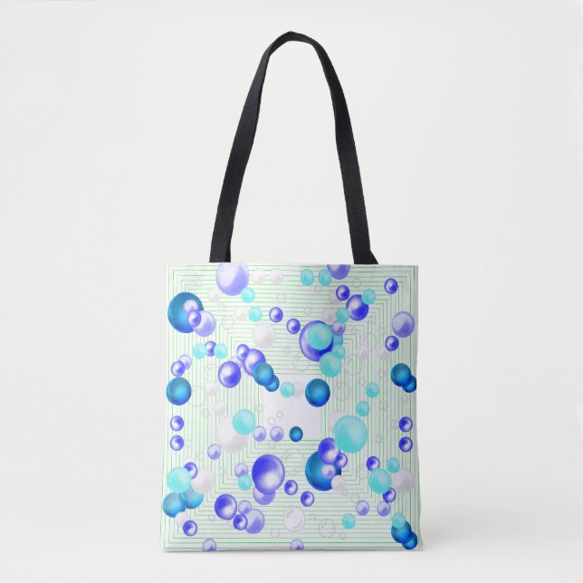 Tote Bag Bulles Abstraites (Devant)