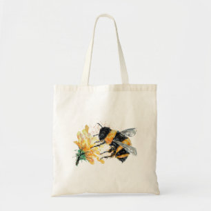Tote Bag Bumble Bee ramassant du pollen