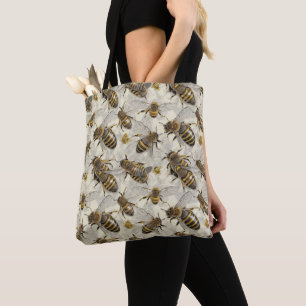 Tote Bag Bumble Bees
