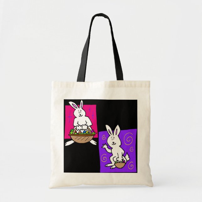 Tote Bag Bunnies de Pâques (Devant)