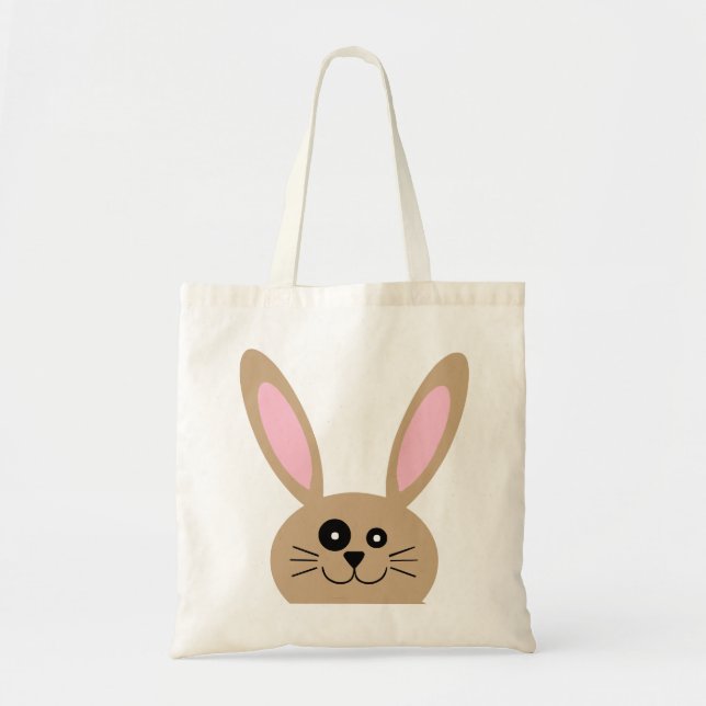 Tote Bag Bunny Brown de Pâques (Devant)