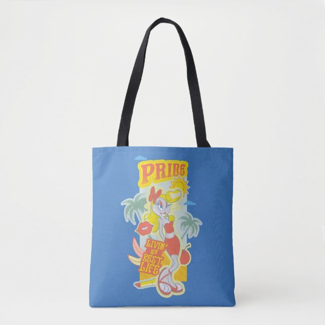 Tote Bag BUNNY™ Pride - Livin' My Best Life (Devant)