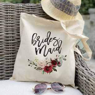 Tote Bag Burgundy Blush luminaire cadeaux de femme de chamb