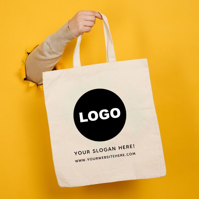Tote Bag Business Promo Company Logo d'entreprise (Business Promo Company Corporate Logo Tote Bag)