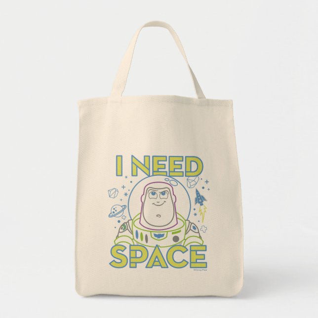 Tote Bag Buzz Lightyear "I Need Space" (Devant)