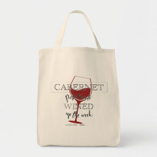 Tote Bag Cabernet -- Perfect to WINED up the week. 