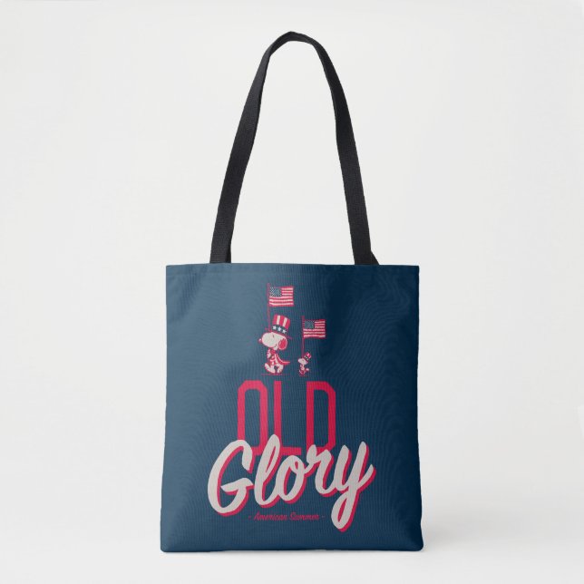 Tote Bag cacahuètes | American Summer Old Glory (Devant)