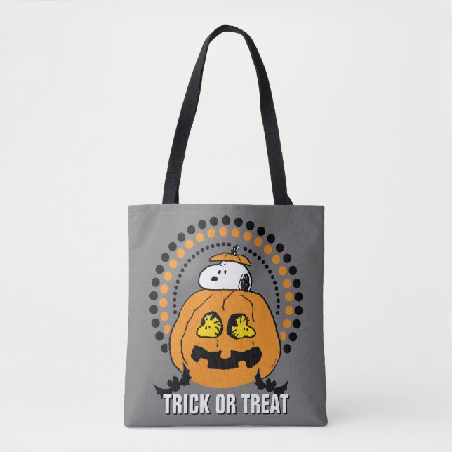 Tote Bag cacahuètes | Bonne Halloween (Devant)