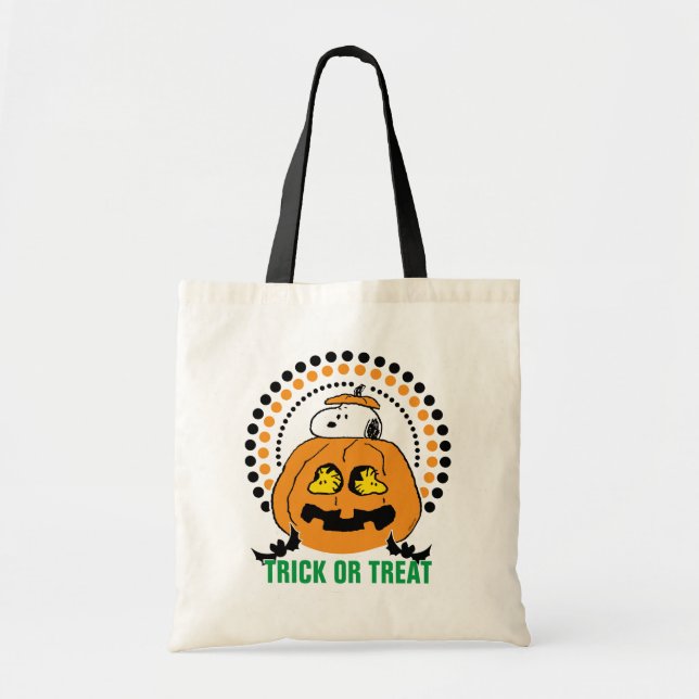 Tote Bag cacahuètes | Bonne Halloween (Devant)