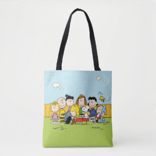 Tote Bag cacahuètes   Charlie Brown et Gang