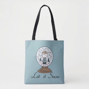 Tote Bag cacahuètes   Charlie Brown Snow Globe