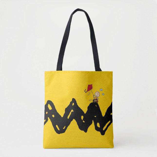 Tote Bag cacahuètes | Charlie Brown volant Kite (Devant)