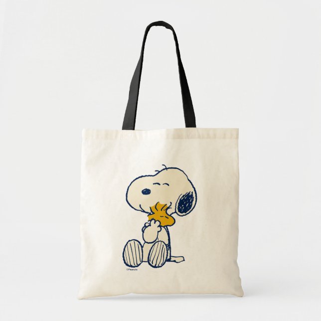 Tote Bag cacahuètes en Motif de fleurs (Devant)