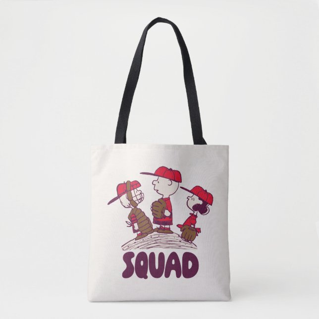 Tote Bag cacahuètes | Équipe de baseball (Devant)