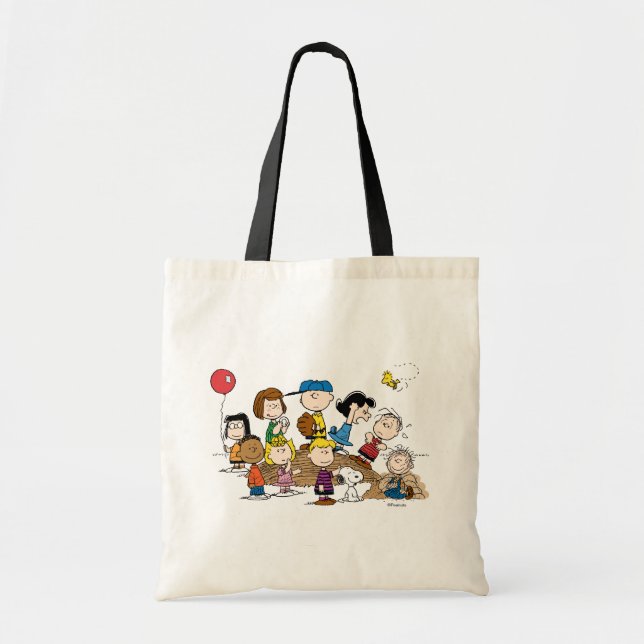 Tote Bag cacahuètes | La Bande à la butte des Pitcher (Devant)