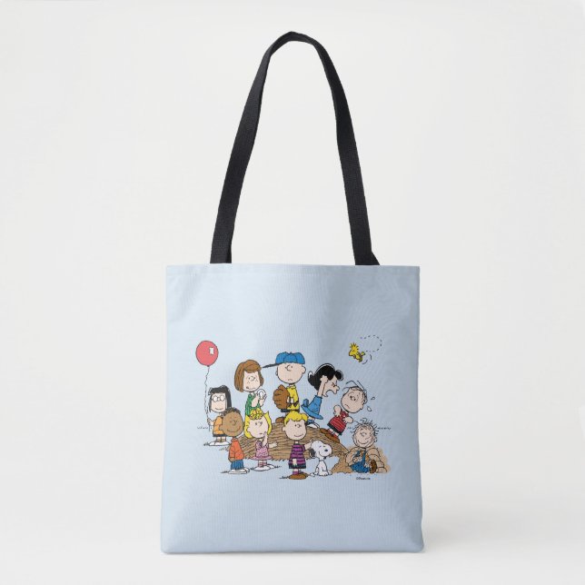 Tote Bag cacahuètes | La Bande à la butte des Pitcher (Devant)