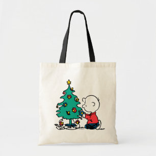 Tote Bag cacahuètes Lumières de Noël Brown Charlie