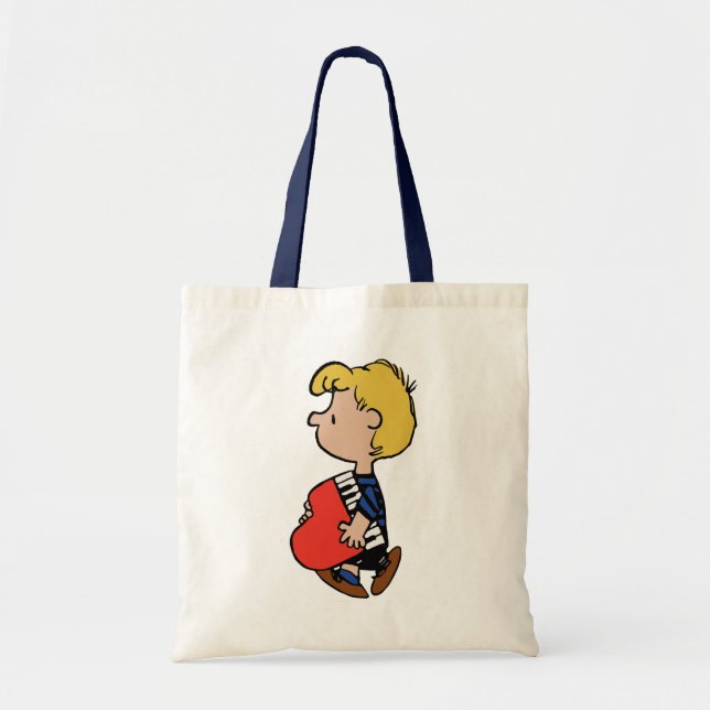 Tote Bag cacahuètes | Piano de voyage Schroeder (Devant)