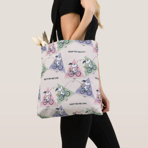 Tote Bag cacahuètes   Snoopy Bike Ride Stats