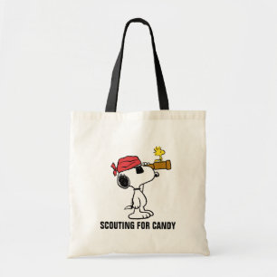 Tote Bag cacahuètes   Snoopy et bois de pirate
