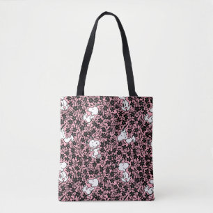 Tote Bag cacahuètes Snoopy Flower Vine Motif