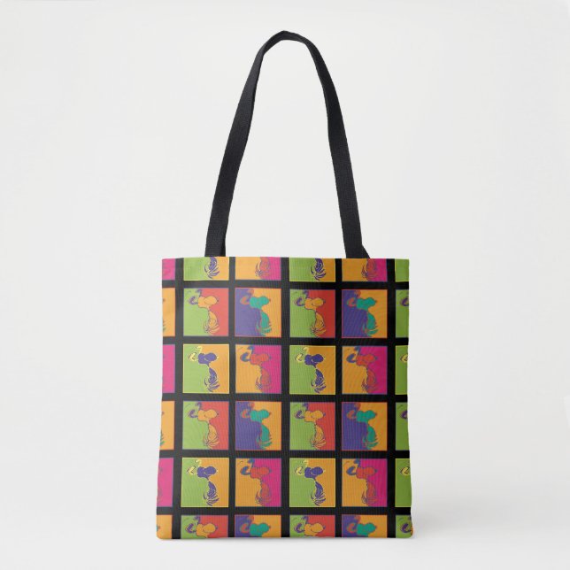 Tote Bag cacahuètes | Snoopy Pop Art Moderne (Devant)