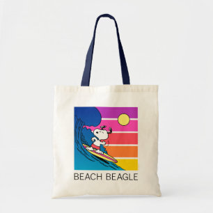 Tote Bag cacahuètes   Snoopy Surfing