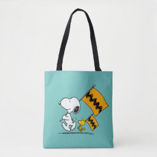 Tote Bag cacahuètes   Snoopy & Woodstock