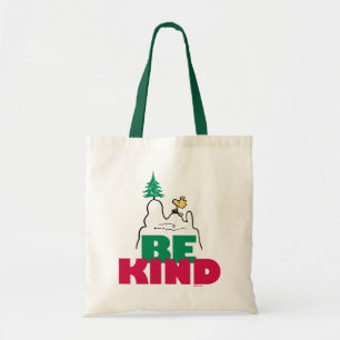 Tote Bag cacahuètes   Snoopy & Woodstock Be Kind