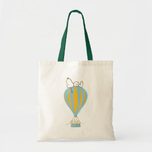 Tote Bag cacahuètes   Snoopy & Woodstock Hot Air Balloon