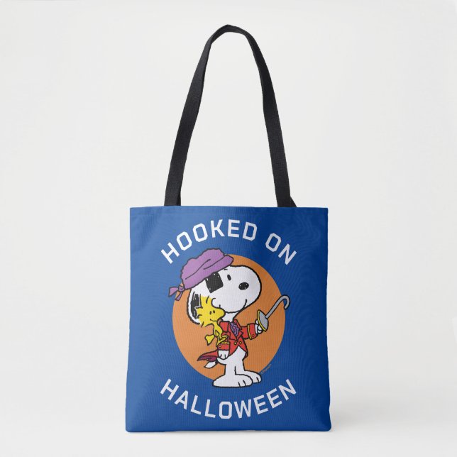 Tote Bag cacahuètes | Snoopy & Woodstock Pirates (Devant)