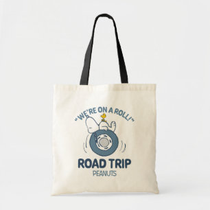 Tote Bag cacahuètes   Snoopy & Woodstock Road Triage