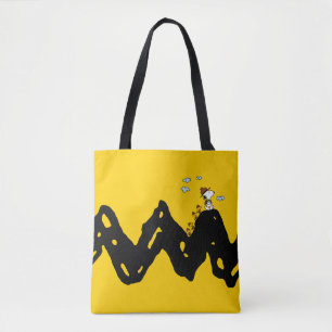 Tote Bag cacahuètes   Snoopy & Woodstock Scout Troop Hippiq