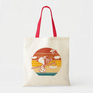 Tote Bag cacahuètes   Snoopy & Woodstock Ski Trip