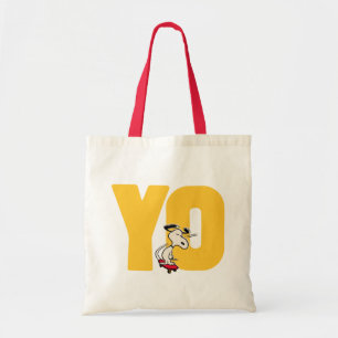 Tote Bag cacahuètes   Snoopy YO Skateboard
