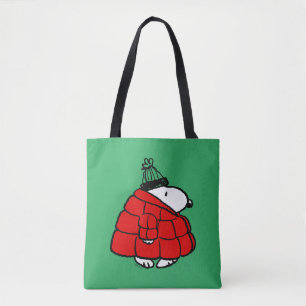 Tote Bag cacahuètes   Veste Snoopy Red Puffer